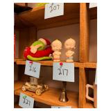 Pair of vintage Cupie Dolls S+P Shakers / No C/C