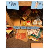 Vintage metal Easter egg container / England