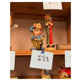 Pair of vintage porcelain clown figurines / No C/C