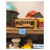 Solid wood San Francisco cable car music box