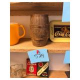 Vintage barrel of monkeys