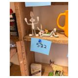 Pair of vintage Bugs Bunny figurines