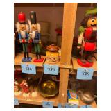 Vintage miniature stoneware crack with lid