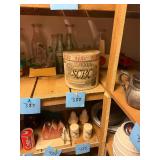 Vintage metal Tobacco container