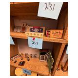 Pair of vintage Items Matches lightbulbs