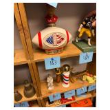 Vintage Jim Beam football decanter