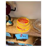 10 vintage NOS unused Old German beer coasters