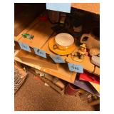 Vintage Czech pottery cup & saucer / no C/C