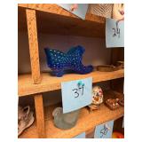 Vintage blue hobnail Fenton shoe / no C/C