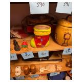 Vintage ceramic cat treat jar