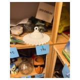 Vintage milk glass hanging oil lamp cover