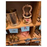 Vintage porcelain wishing well / no C/C