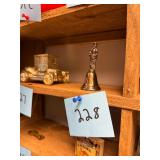 Vintage silver nativity bell