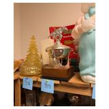 Vintage wood & metal horse racing trophy