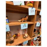 Vintage bone china collie dog