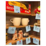 Pair of vintage Pyrex cups