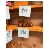 Vintage cast iron crash car