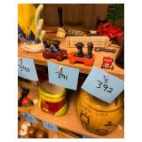 Vintage 2 Amish Cast Iron Children in carts