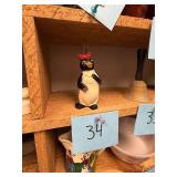 Vintage penguin S + P shakers