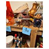 Vintage miniature laundry room figures