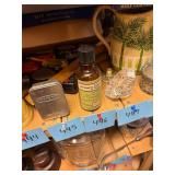 Vintage pharmacy bottle/ Lilly, original paper