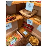 Antique 1885 bowl / no C/C / some paint crackling