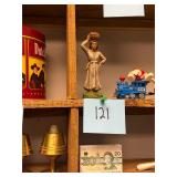 Vintage hand carved figurine