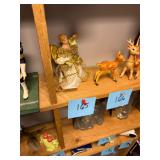 Vintage porcelain Angel tree topper