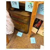 Vintage 2 gallon Cross Country motor oil can