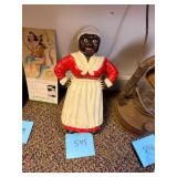 Vintage cast iron large 14-inch Aunt Jemima bank