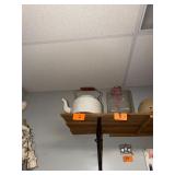 Antique porcelain enamel tea pot