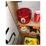 Vintage Prince Albert tobacco barrel / plastic