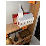 Vintage O gauge plasticville church complete w/box