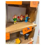 Lot of 3 vintage Alvin & the Chipmunks figures