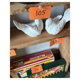 Pair of vintage salt dishes / made in Italy