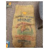 Vintage burlap potato sack