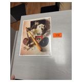 Vintage Lou Gehrig print / sealed 1993