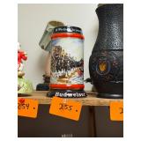 Vintage Budweiser Christmas stein