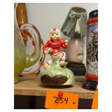Vintage football player music box / 1974