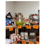 Vintage glass pitcher / West Virginia glass