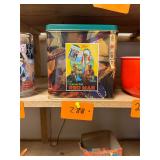 Vintage red man metal tobacco tin