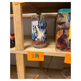 Vintage 1980s Star Wars Return of the Jedi glass