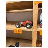 Vintage Tootsie Toy hot rod metal car