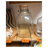 Antique 1 gallon milk jug / with original cap