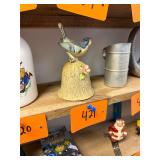 Vintage porcelain bird bell / No C/C