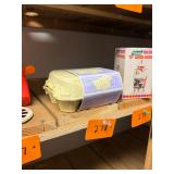 Vintage alabaster eggs / 6 total original box