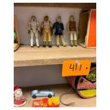 Lot of 4 vintage 1970sï¿½80s Star Wars figures