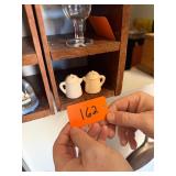 Vintage miniature teapot S + P shakers / no C/C