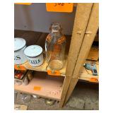 Vintage Schneiderï¿½s milk glass bottle