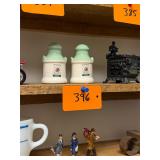 Pair of vintage milk can S&P shakers / No C/C